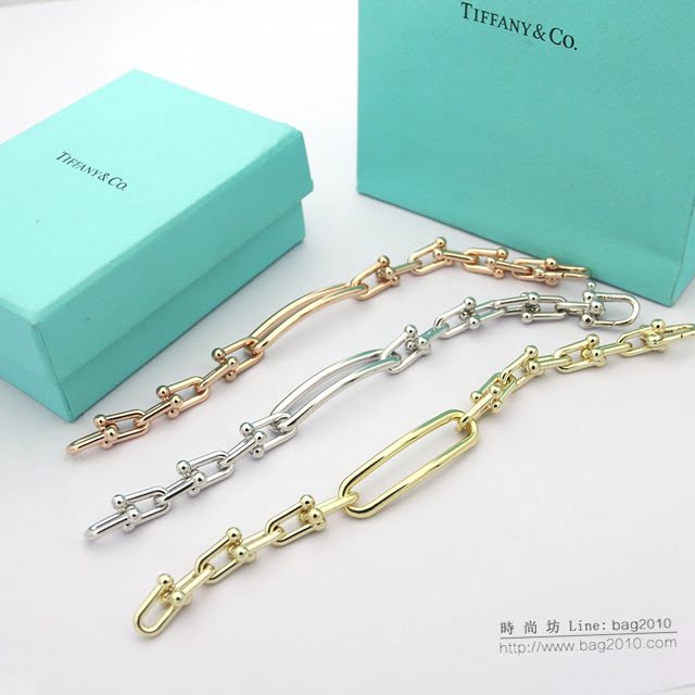 Tiffany飾品 蒂芙尼女士專櫃爆款關節U型鏈環手鏈  zgt1806